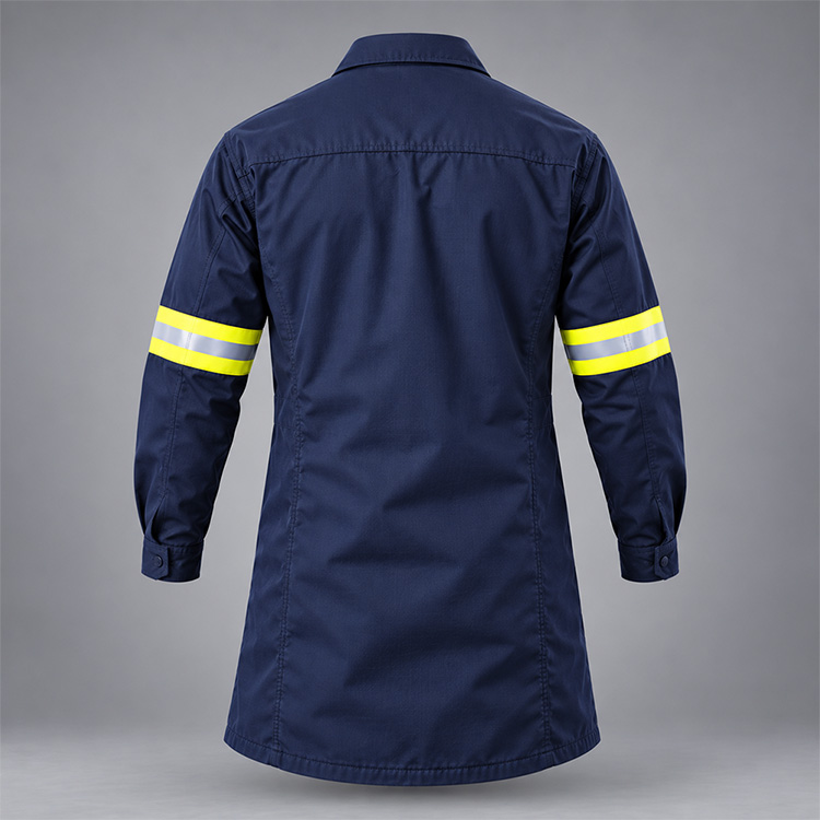 15 Cal Arc Dust Coat back, isolated