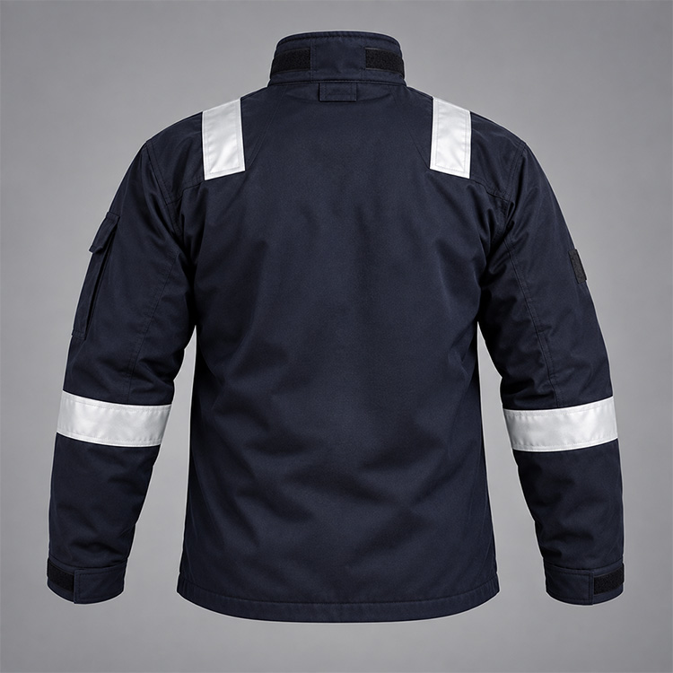 Arc Flash Jacket back, isolated
