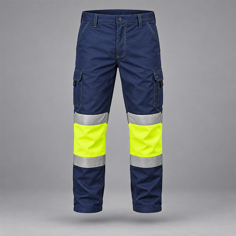 65/35 Hi-Viz Two Tone Worksuit, back, isolated