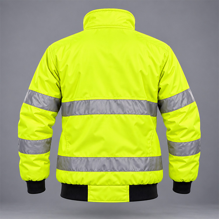 Hi Viz Bunny Jacket, back, isolated