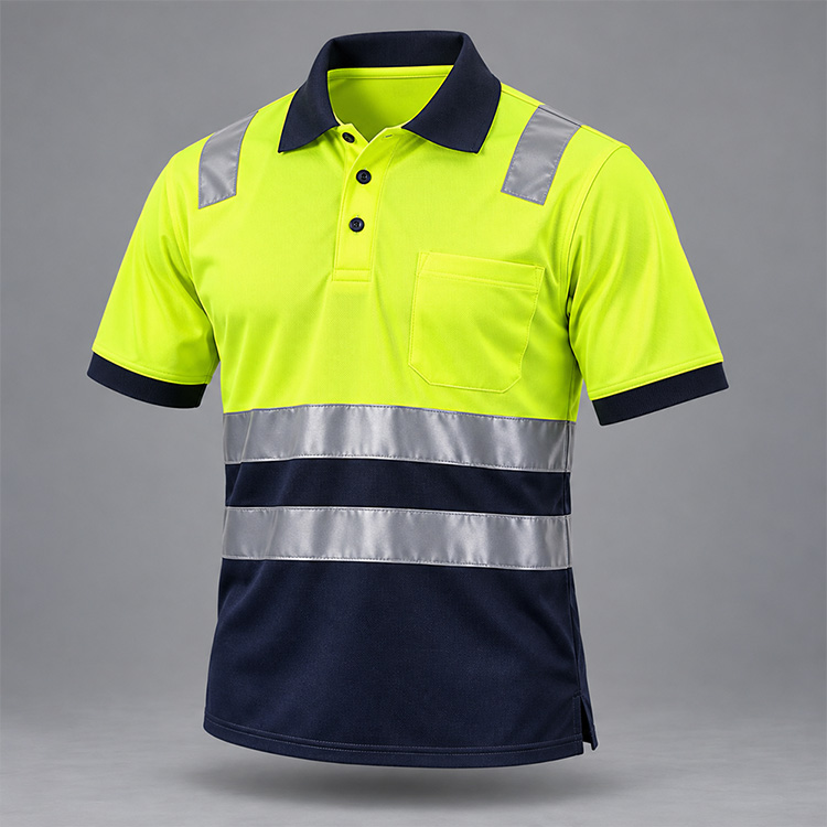 Hi-Viz Luminous Golfer, front, isolated