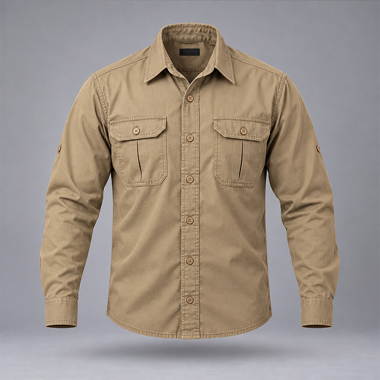 Country Long Sleeve Shirt front, isolated