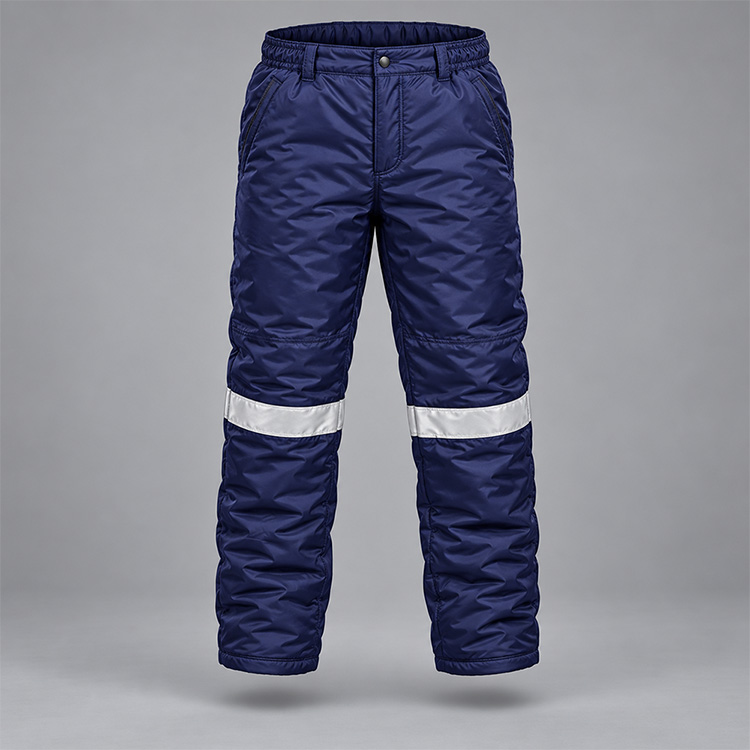 Below Zero Single Lined Hooded Jacket & Trousers with Reflective Tape trousers, isolated