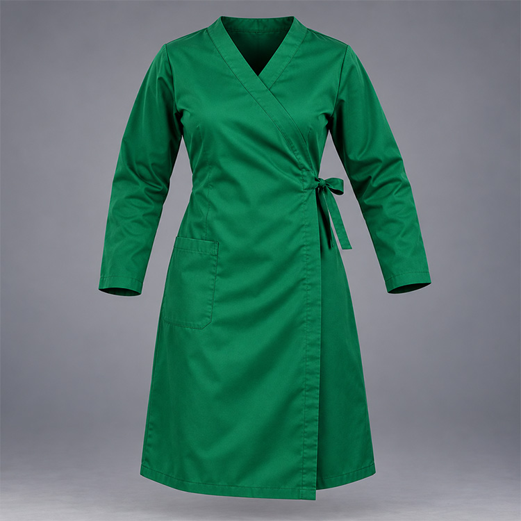 Ladies Wraparounds Long Sleeve front, isolated
