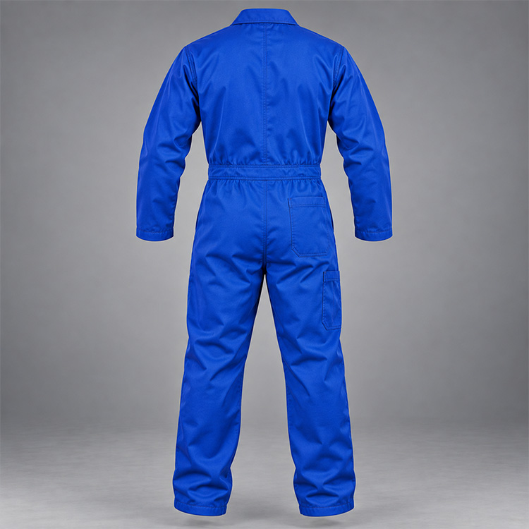 Polycotton Boilersuit back, isolated