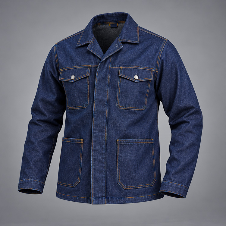 Standard Denim Suit front, isolated